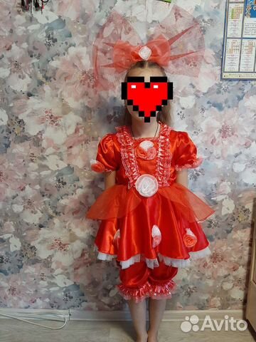 Новогодний костюм для девочки кукла