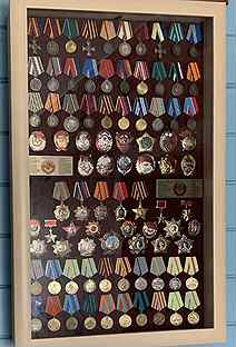Витрина-планшет для медалей, орденов, значков