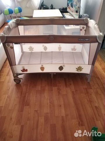 Детская кроватка манеж складная