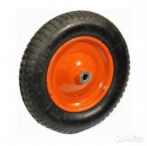 Колесо для тачки с камерой 3.25-3.00-8, D16мм