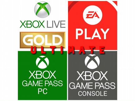 Подписки Xbox Game Pass Ultimate Live Gold EA Play