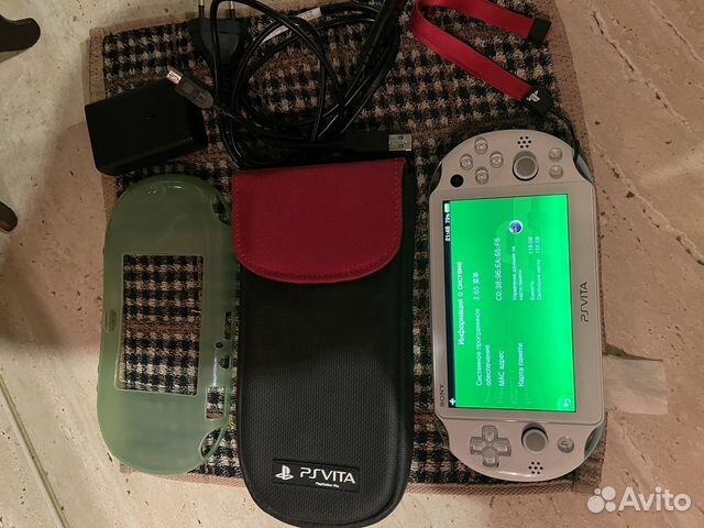 Sony ps vita slim white-blue 128gb