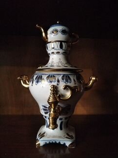 Самовар гжель СССР