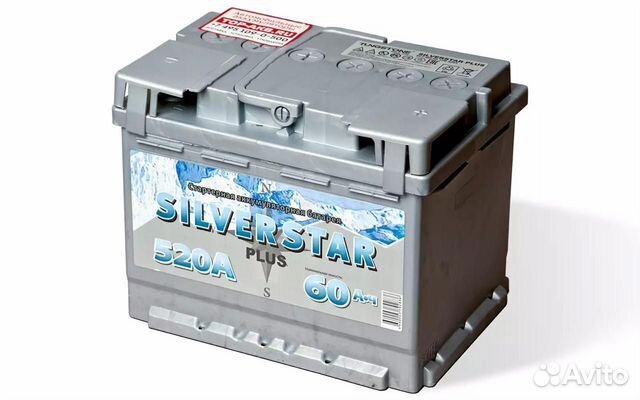 Аккумулятор silver star 60