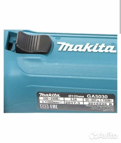 Ушм Болгарка Makita GA5030X3 125мм Оригинал Новая