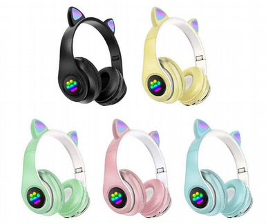 Беспроводные наушники с ушками Cat ear