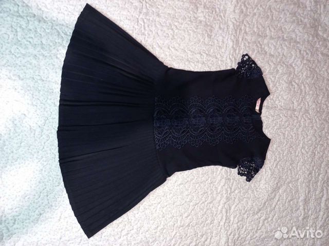 черное платье для девочки zara
