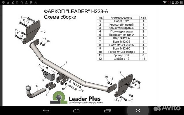 Фаркоп хендай солярис 2021