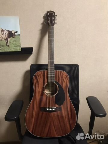 Акустическая гитара fender cd 60s ALL MAH