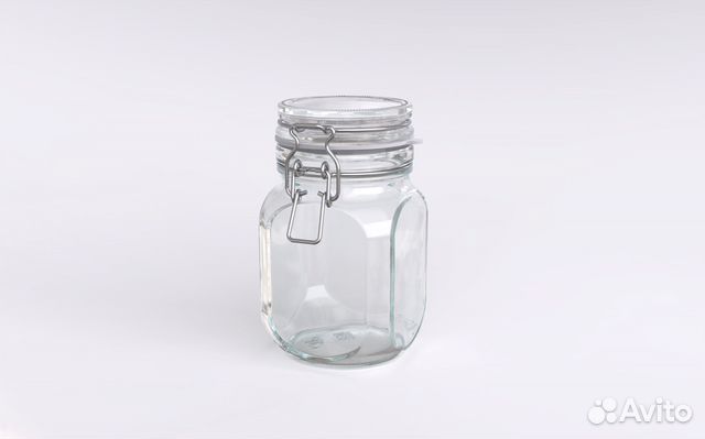 Стеклянная банка с Бугельным замком 0,65 л