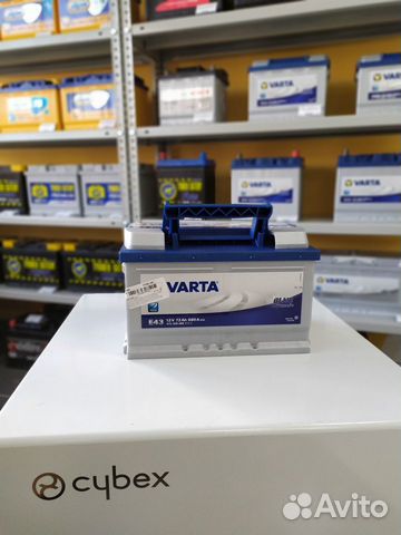 Аккумулятор 72Ah Varta 680A E43 низкий Ford Opel