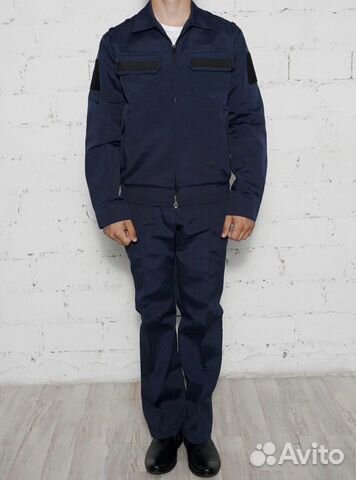Офисная военная форма синяя