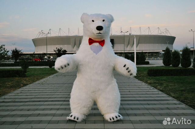 Белый Мишка поздравление с муз. сопровождением