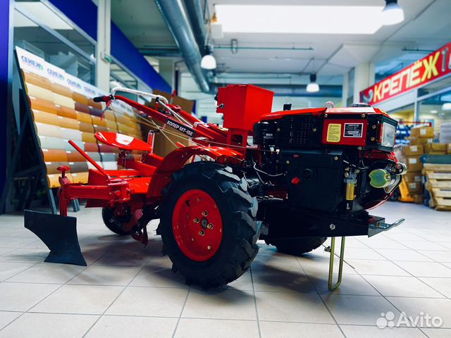 Мотоблок дизельный Хопер мт-15Е+почвофреза 15HP