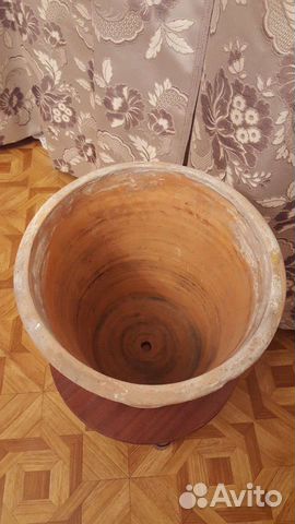 Горшок керамика для цветови пальм 10л с подставкой