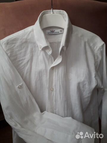 Рубашка на мальчика школьная р.134