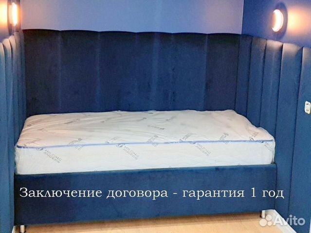 Мягкие стеновые панели, детская кровать