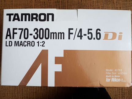 Объектив tamron af 70-300mm f/4-5.6 для Nikon