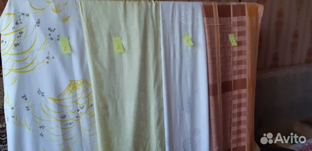 Портьеры, тюль, скатерти лен