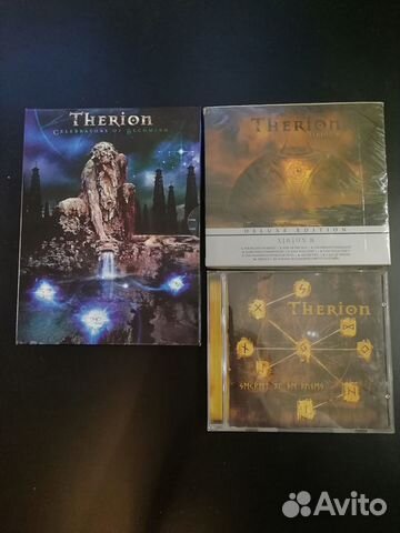 Аудио CD и DVD диски Therion. Лицензионные