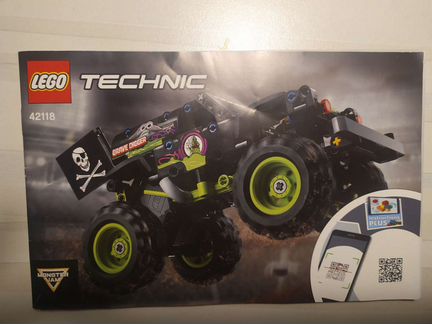 Lego Technic 42118 monster Jam grave digger