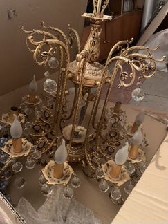 Люстра из бронзы