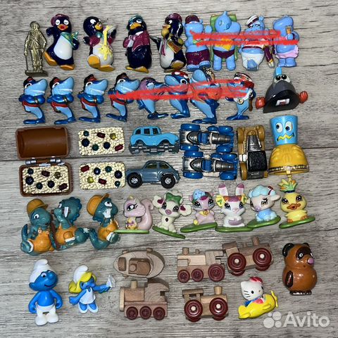 Игрушки киндер сюрприз 90х