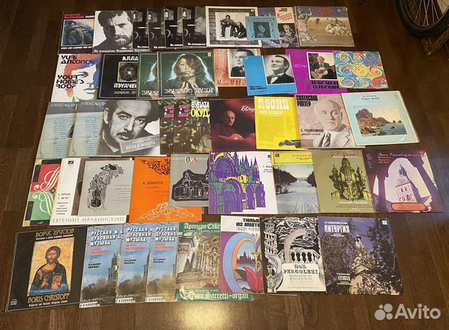 Большая коллекция виниловых пластинок СССР купить в Москве | Хобби и ...