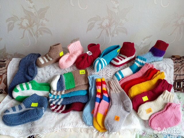 Носки вязаные