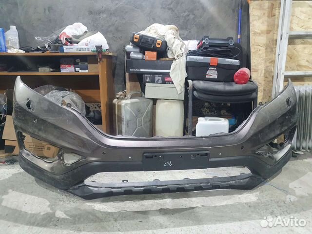 Передний бампер honda cr-v 4 рестайлинг