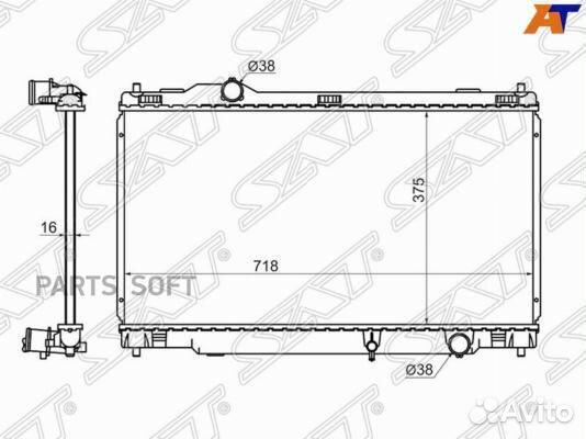 Радиатор охлаждения Лексус IS250 05