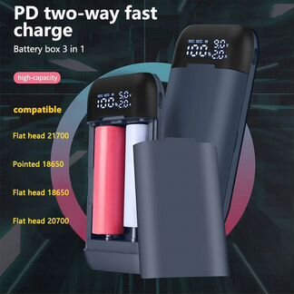 Пауэрбанк Xtar PB2S, зарядка QC3.0 + PD3.0, 18650