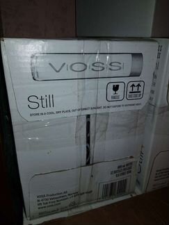 Бутылки voss 0,8 стекло