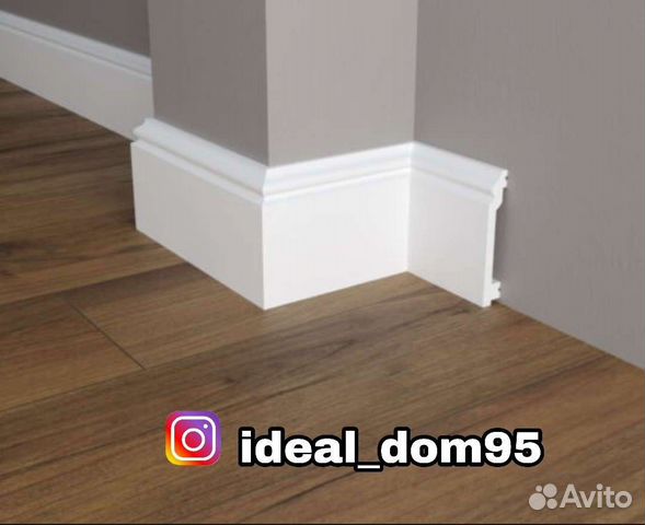 Установка плинтусов