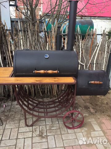 Смокер, барбекю, гриль, мангал, место под казан