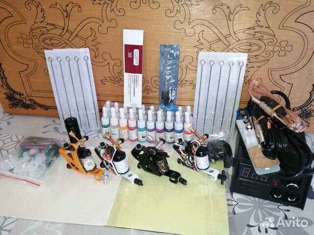 Новые тату машинки 4 шт. Набор на фото