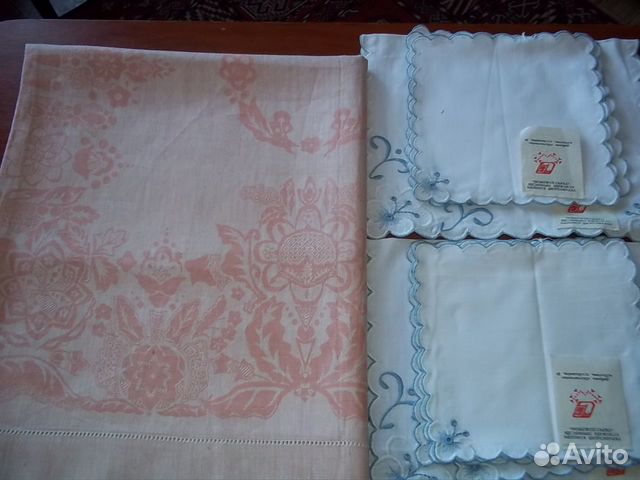 Скатерть и салфетки СССР