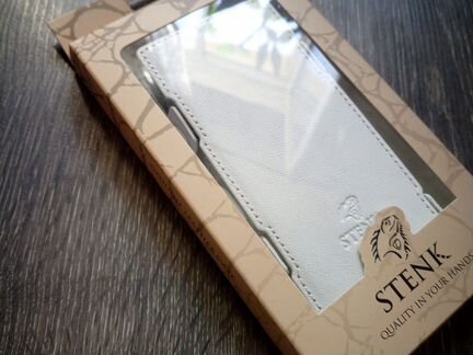 Кожаный чехол-флип sony z5 compact