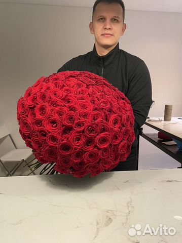 Розы букет 51 роза высокие