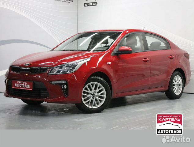 Kia Rio 2019 красная