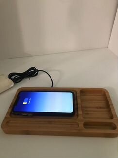 Настольная беспроводная зарядка/органайзер Bamboo