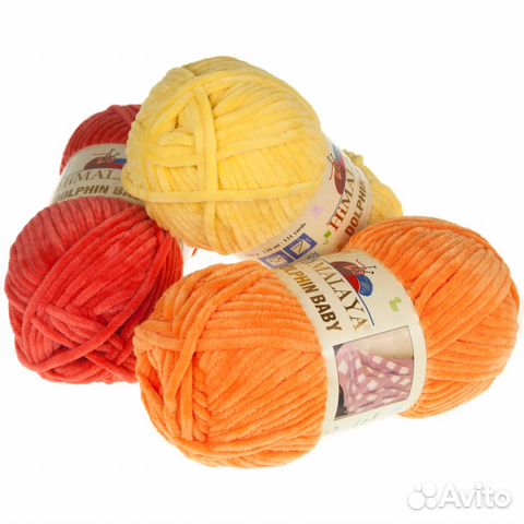 Плюшевая пряжа Долфин бэби