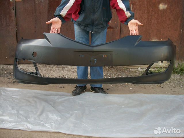 Бампер передний тайвань Mazda 3 BK хэтч 06-08 рест