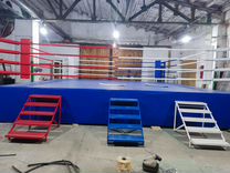 Боксерский ринг на помосте 7х7х1 м с б/з 6х6 м