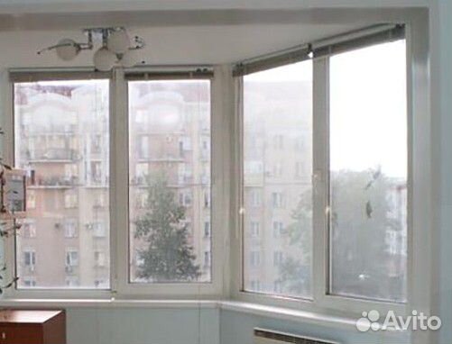 Окна на балкон эркерный