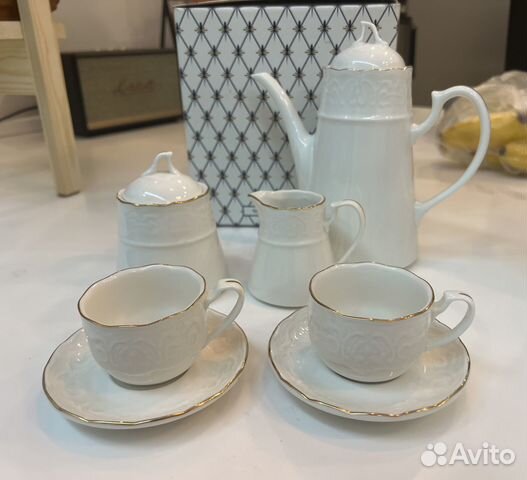 Кофейный сервиз Bohemia, фарфор