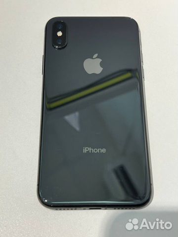 iPhone X 64гб черный в отл. состоянии