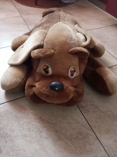 Собака большая мягкая игрушка