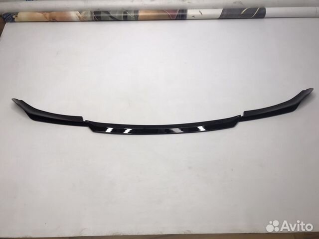 Сплиттер BMW G30 F90 рестайлинг черный глянец