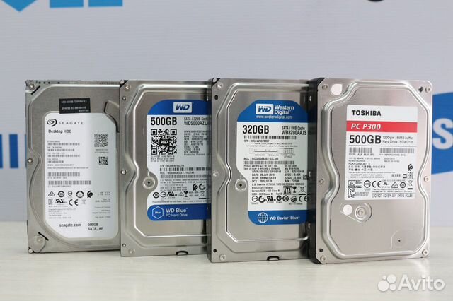 Новые жесткие диски в ассортименте